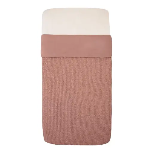 [01313-718] Tuck-Inn Deken 40x80cm Waves Dusty Pink | Roze