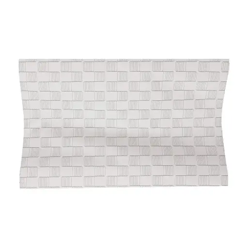 [02512-705] Waskussen 72x44cm Sticky Stripes | Wit