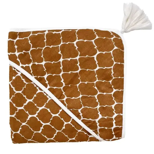[01601-727] Badcape Tetra 100x100cm Once Upon A Dream Hazel Brown | Bruin