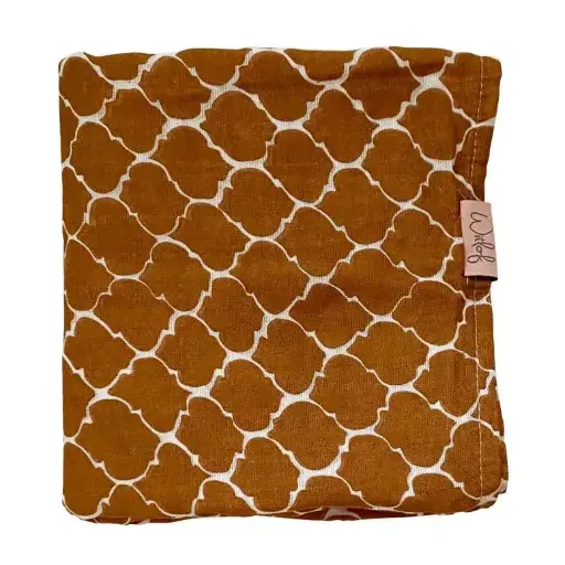 [01589-727] Doek Tetra 120x120cm Once Upon A Dream Hazel Brown | Bruin